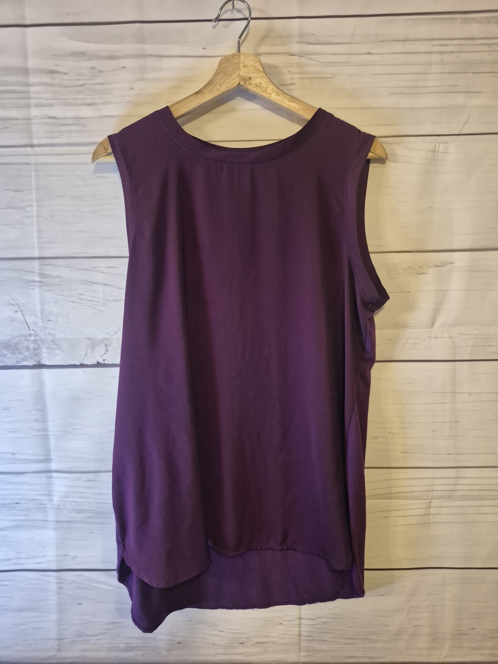 The Limited Deep Purple Sleeveless Tank Top Large